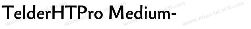TelderHTPro Medium字体转换